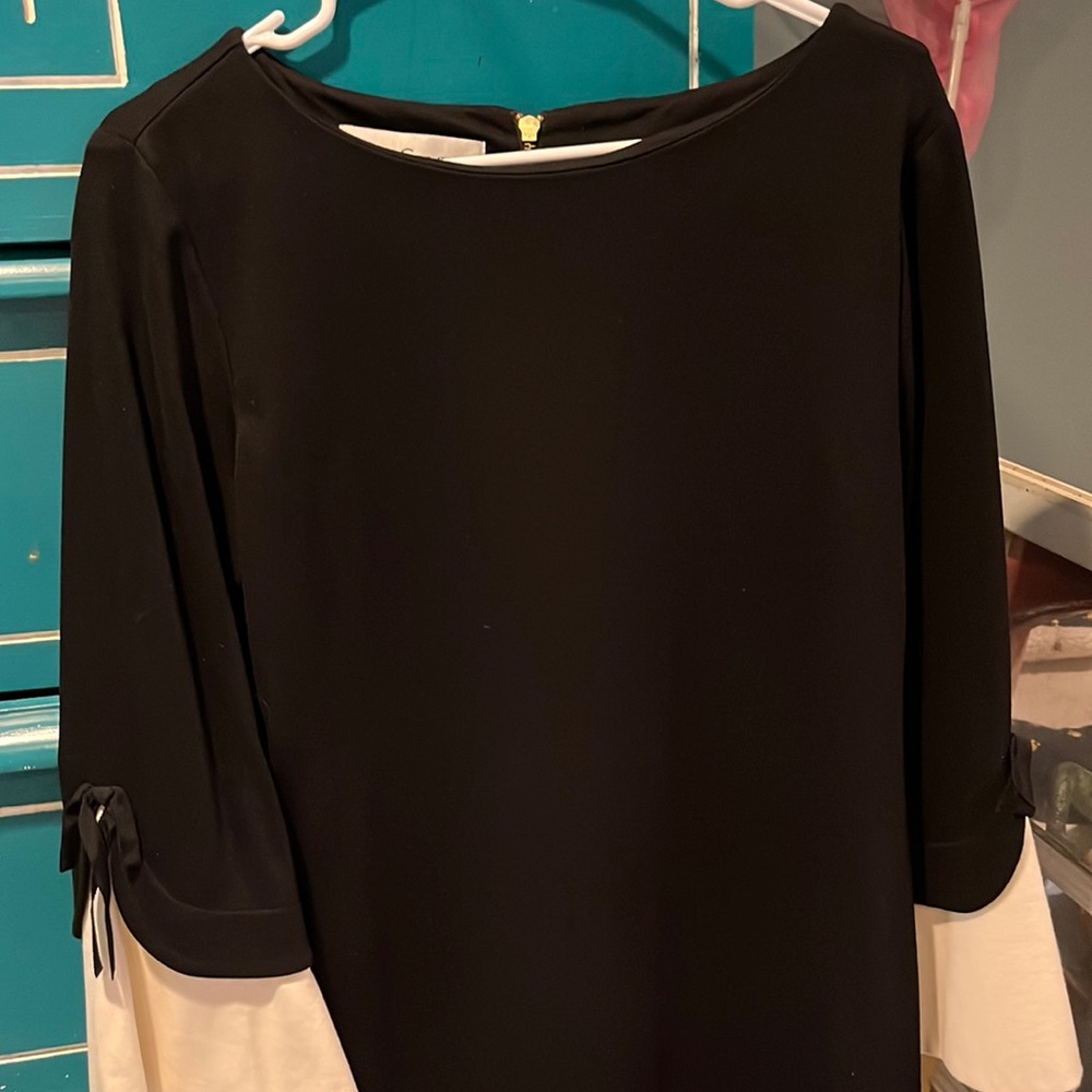 Sara Campbell Black & White dress